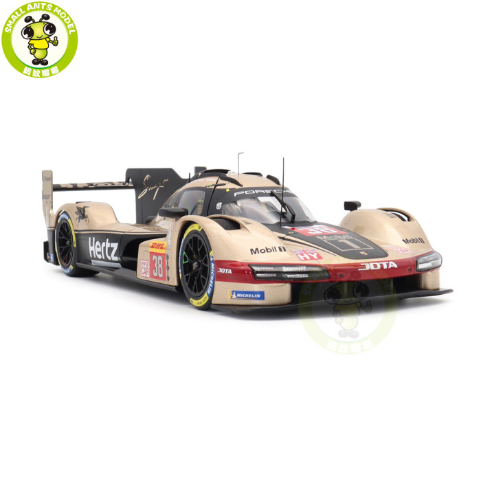 1/18 Norev 187161 Porsche 963 Hertz Team Jota Lone Star Le Mans 2024 #38 Hanson Button Rasmussen Diecast Model Toys Car Gifts For Father Friends