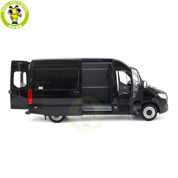 1/18 Mercedes Benz Sprinter 2018 Norev 183041 Black Diecast Model Toy Car Gifts For Friends Father