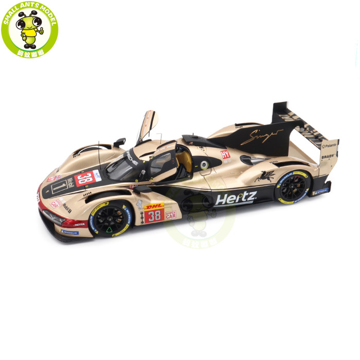 1/18 Norev 187161 Porsche 963 Hertz Team Jota Lone Star Le Mans 2024 #38 Hanson Button Rasmussen Diecast Model Toys Car Gifts For Father Friends