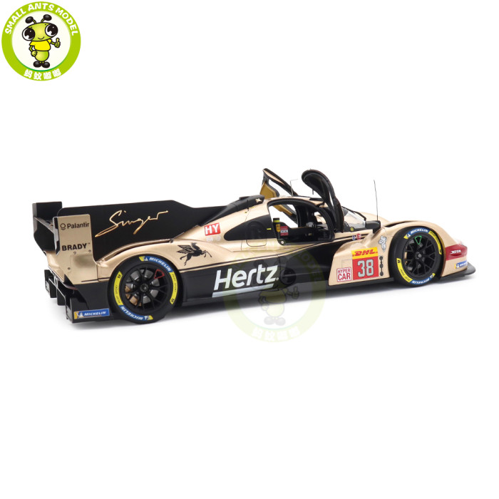 1/18 Norev 187161 Porsche 963 Hertz Team Jota Lone Star Le Mans 2024 #38 Hanson Button Rasmussen Diecast Model Toys Car Gifts For Father Friends