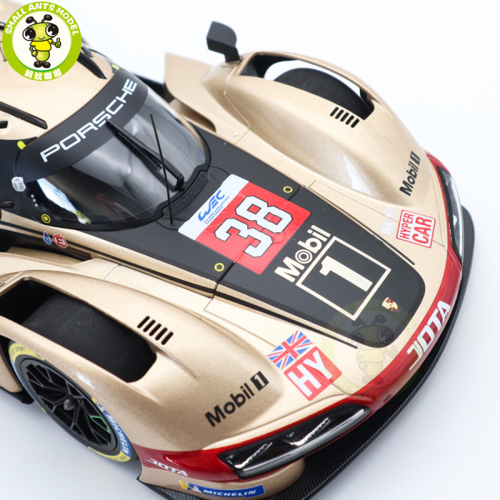 1/18 Norev 187161 Porsche 963 Hertz Team Jota Lone Star Le Mans 2024 #38 Hanson Button Rasmussen Diecast Model Toys Car Gifts For Father Friends