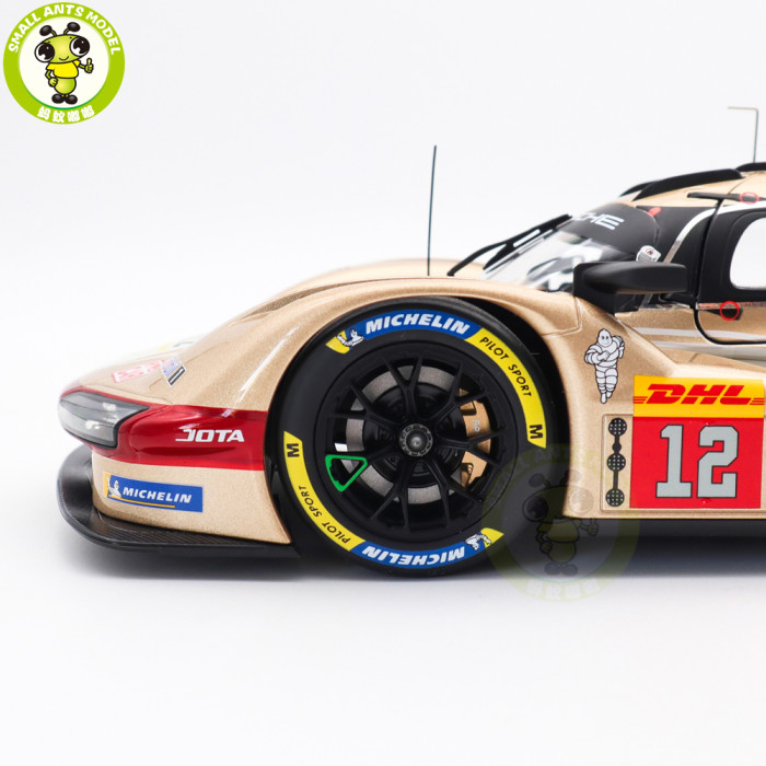 1/18 Norev 187160 Porsche 963 Hertz Team Jota Spa 6h 2024 Stevens/Ilott Winner #12 Diecast Model Toys Car Gifts For Father Friends