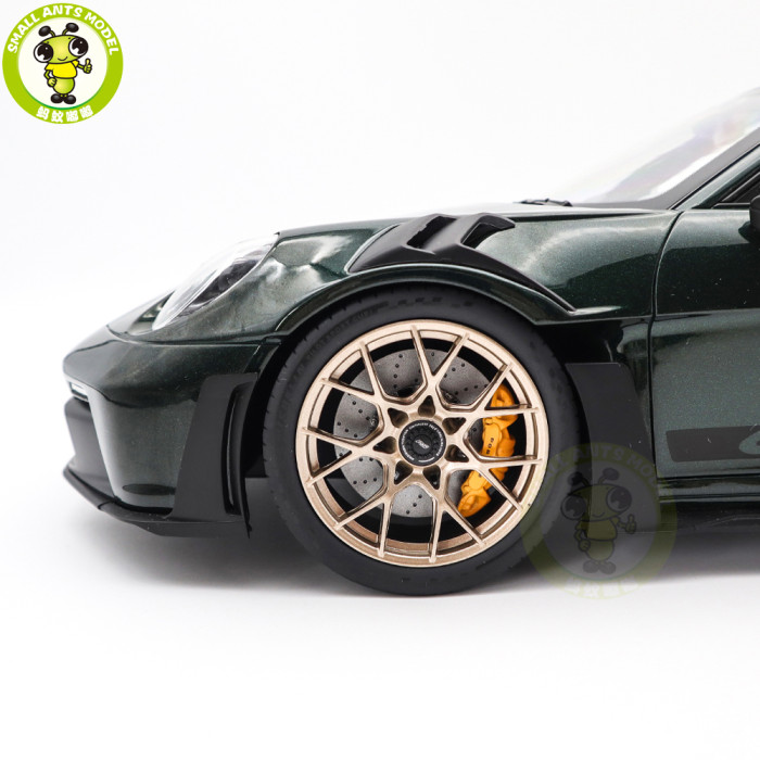 1/12 Porsche 911 GT3 RS 2022 Norev 127532 Jetgreen Metallic & Black Diecast Model Toy Car Gifts For Friends