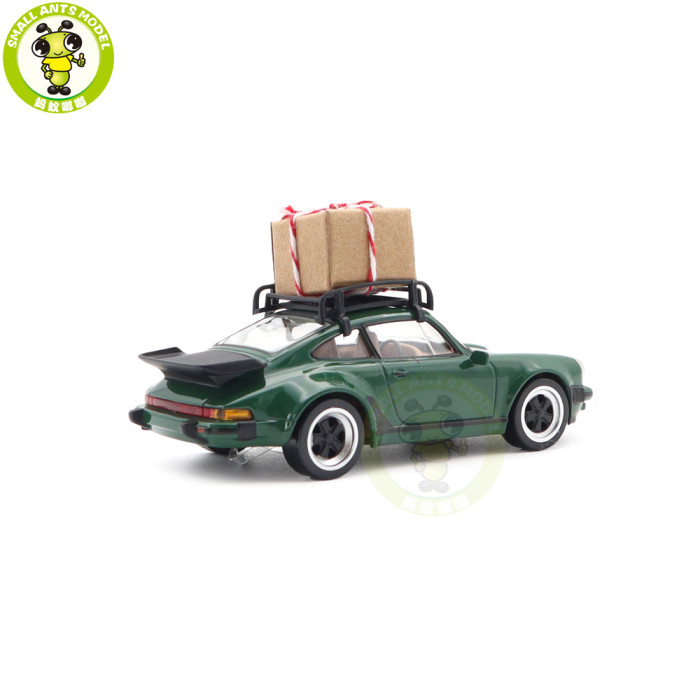 1/43 Porsche 911 Turbo 1978 NOREV 750070 Green Christmas Diecast Model Toy Car Gifts For Friends Father