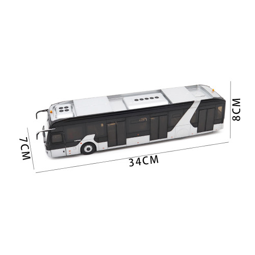 1/42 YuTong Airport Shuttle Bus AB14E Diecast Bus Model Gifts For Friends