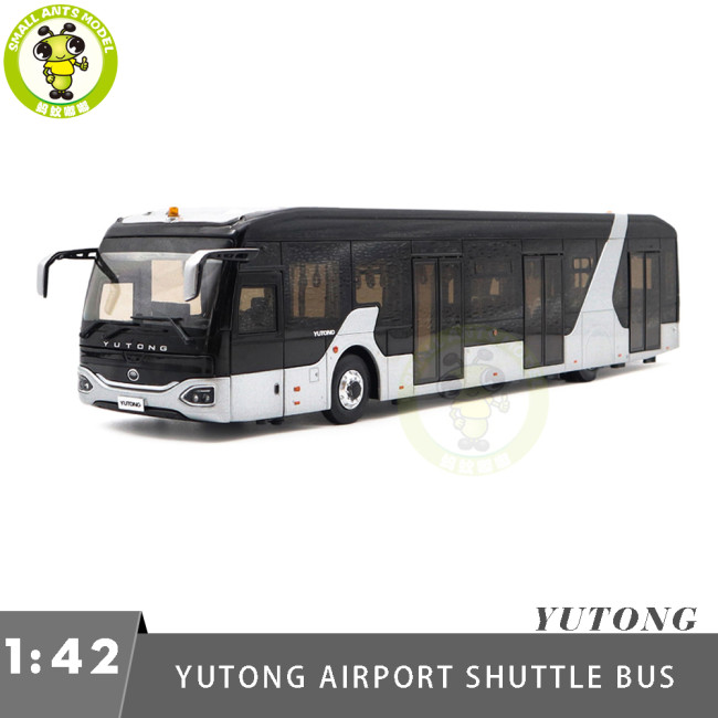 1/42 YuTong Airport Shuttle Bus AB14E Diecast Bus Model Gifts For Friends