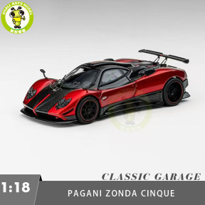 Pre-order 1/64 PAGANI ZONDA Cinque Coupe Classic Garage Diecast Model Toys Car Boys Girls Gifts