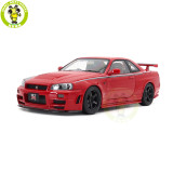 1/18 MOTORHELIX Nissan Skyline GT-R R34 CUSTOMIZED VERSION Diecast Model Toy Car Gifts For Father Friends