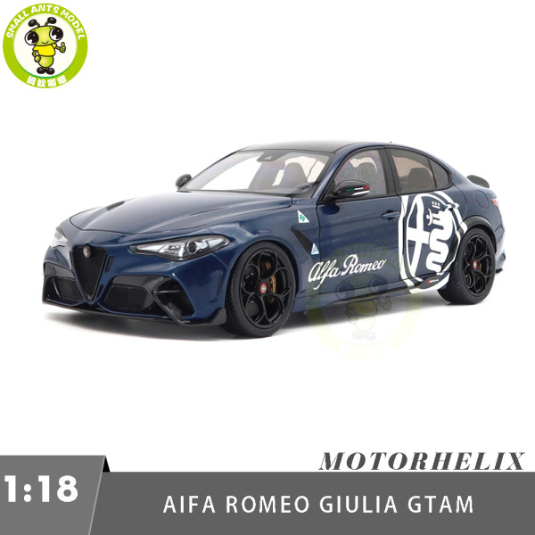1/18 Alfa Romeo Giulia GTA 952 MOTORHELIX Diecast Model Toy Car Gifts For Father Friends