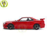 1/18 MOTORHELIX Nissan Skyline GT-R R34 CUSTOMIZED VERSION Diecast Model Toy Car Gifts For Father Friends