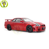 1/18 MOTORHELIX Nissan Skyline GT-R R34 CUSTOMIZED VERSION Diecast Model Toy Car Gifts For Father Friends