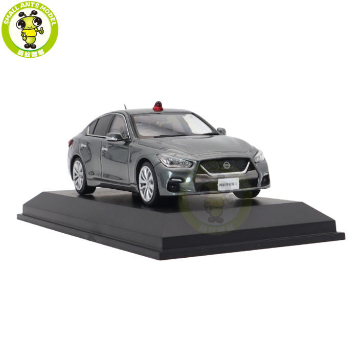 1/43 Nissan Skyline GT V37 RAI'S Japanese Police Car Diecast Model Toy Car Gifts For Friends Father