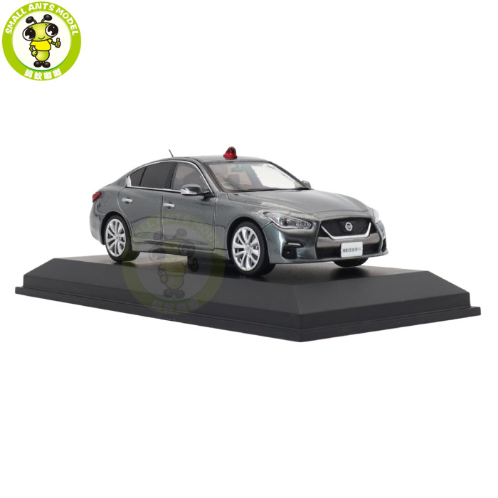 1/43 Nissan Skyline GT V37 RAI'S Japanese Police Car Diecast Model Toy Car Gifts For Friends Father