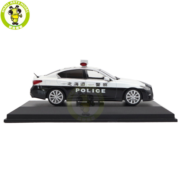 1/43 Nissan Skyline GT V37 RAI'S Japanese Police Car Diecast Model Toy Car Gifts For Friends Father
