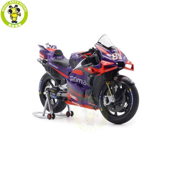 1/12 Kiloworks 2024 Prima Pramac Racing Ducati GP24 MOTOGP 2024 FIM Awards Diecast Motorcycle Model Toys Gifts For Father Friends