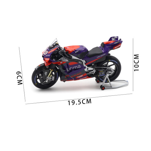 1/12 Kiloworks 2024 Prima Pramac Racing Ducati GP24 MOTOGP 2024 FIM Awards Diecast Motorcycle Model Toys Gifts For Father Friends