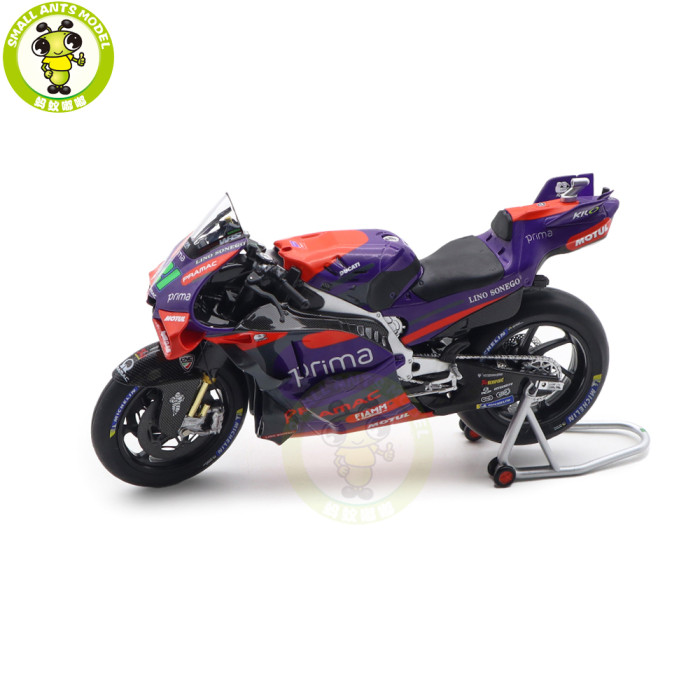 1/12 Kiloworks 2024 Prima Pramac Racing Ducati GP24 MOTOGP 2024 FIM Awards Diecast Motorcycle Model Toys Gifts For Father Friends