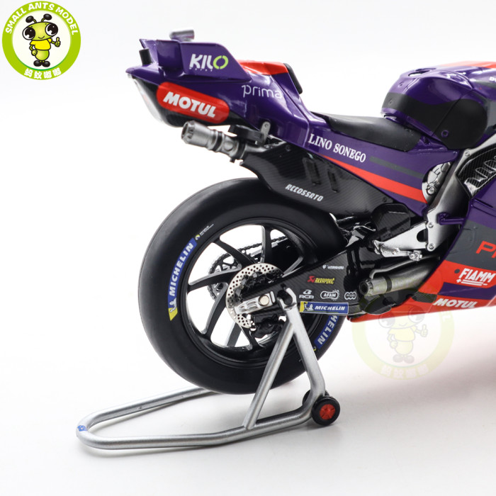 1/12 Kiloworks 2024 Prima Pramac Racing Ducati GP24 MOTOGP 2024 FIM Awards Diecast Motorcycle Model Toys Gifts For Father Friends