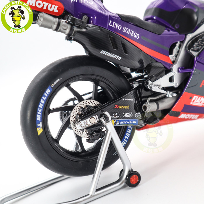 1/12 Kiloworks 2024 Prima Pramac Racing Ducati GP24 MOTOGP 2024 FIM Awards Diecast Motorcycle Model Toys Gifts For Father Friends