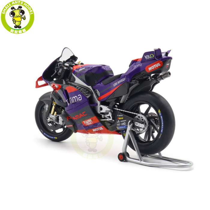 1/12 Kiloworks 2024 Prima Pramac Racing Ducati GP24 MOTOGP 2024 FIM Awards Diecast Motorcycle Model Toys Gifts For Father Friends
