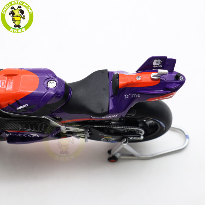 1/12 Kiloworks 2024 Prima Pramac Racing Ducati GP24 MOTOGP 2024 FIM Awards Diecast Motorcycle Model Toys Gifts For Father Friends