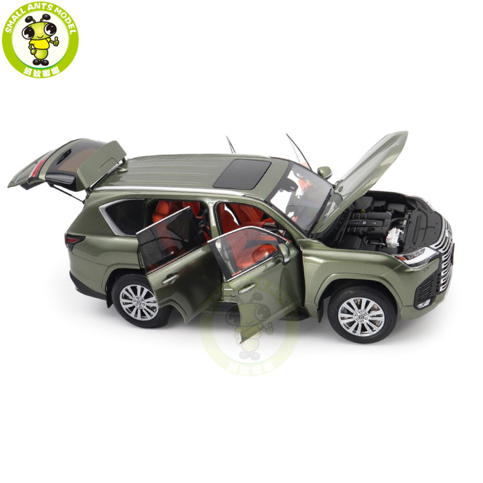 1/18 LCD TOYOTA LEXUS LX600 LX Diecast Model Toy Car Gifts For Friends Father