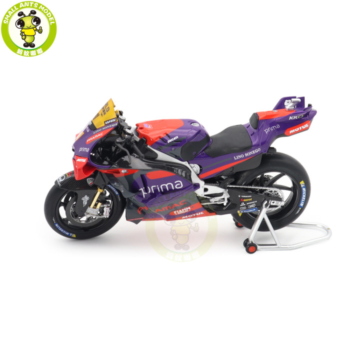 1/12 Kiloworks 2024 Prima Pramac Racing Ducati GP24 MOTOGP 2024 FIM Awards Diecast Motorcycle Model Toys Gifts For Father Friends