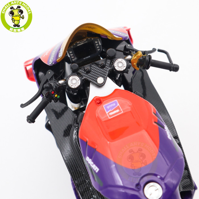 1/12 Kiloworks 2024 Prima Pramac Racing Ducati GP24 MOTOGP 2024 FIM Awards Diecast Motorcycle Model Toys Gifts For Father Friends