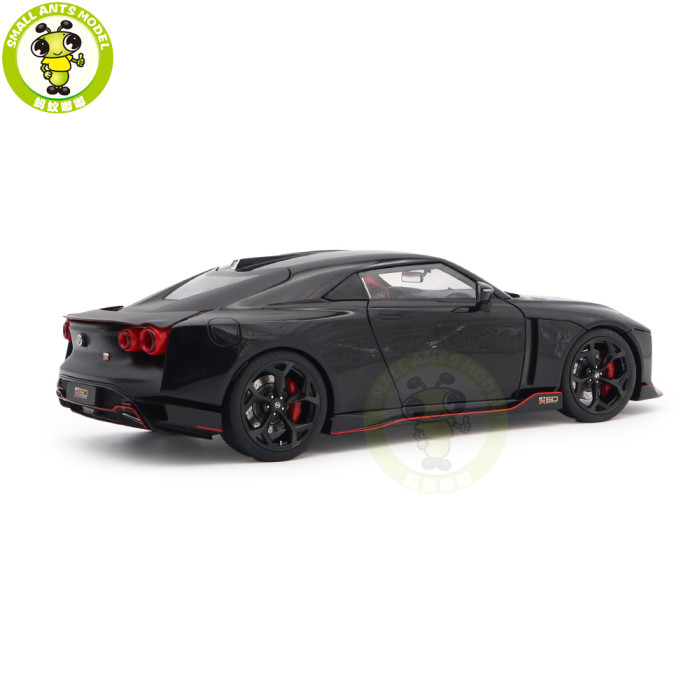 1/18 Nissan GT-R50 By Italdesign AUTOart 77512 Black / Matt Black Model Car