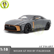 1/18 Nissan GT-R50 By Italdesign Goodwood Version AUTOart 77510 Liquid Kinetic Grey / Energetic Sigma Gold Model Car