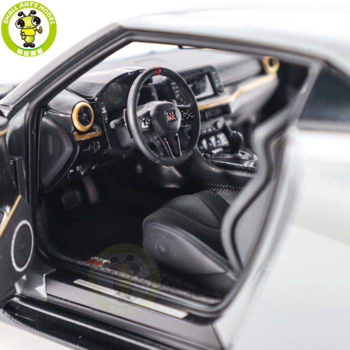 1/18 Nissan GT-R50 By Italdesign Goodwood Version AUTOart 77510 Liquid Kinetic Grey / Energetic Sigma Gold Model Car
