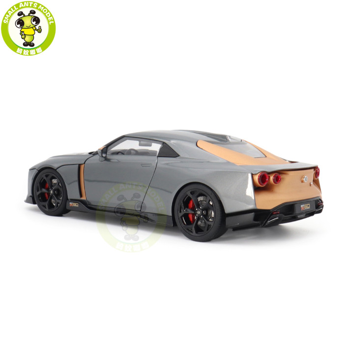 1/18 Nissan GT-R50 By Italdesign Goodwood Version AUTOart 77510 Liquid Kinetic Grey / Energetic Sigma Gold Model Car