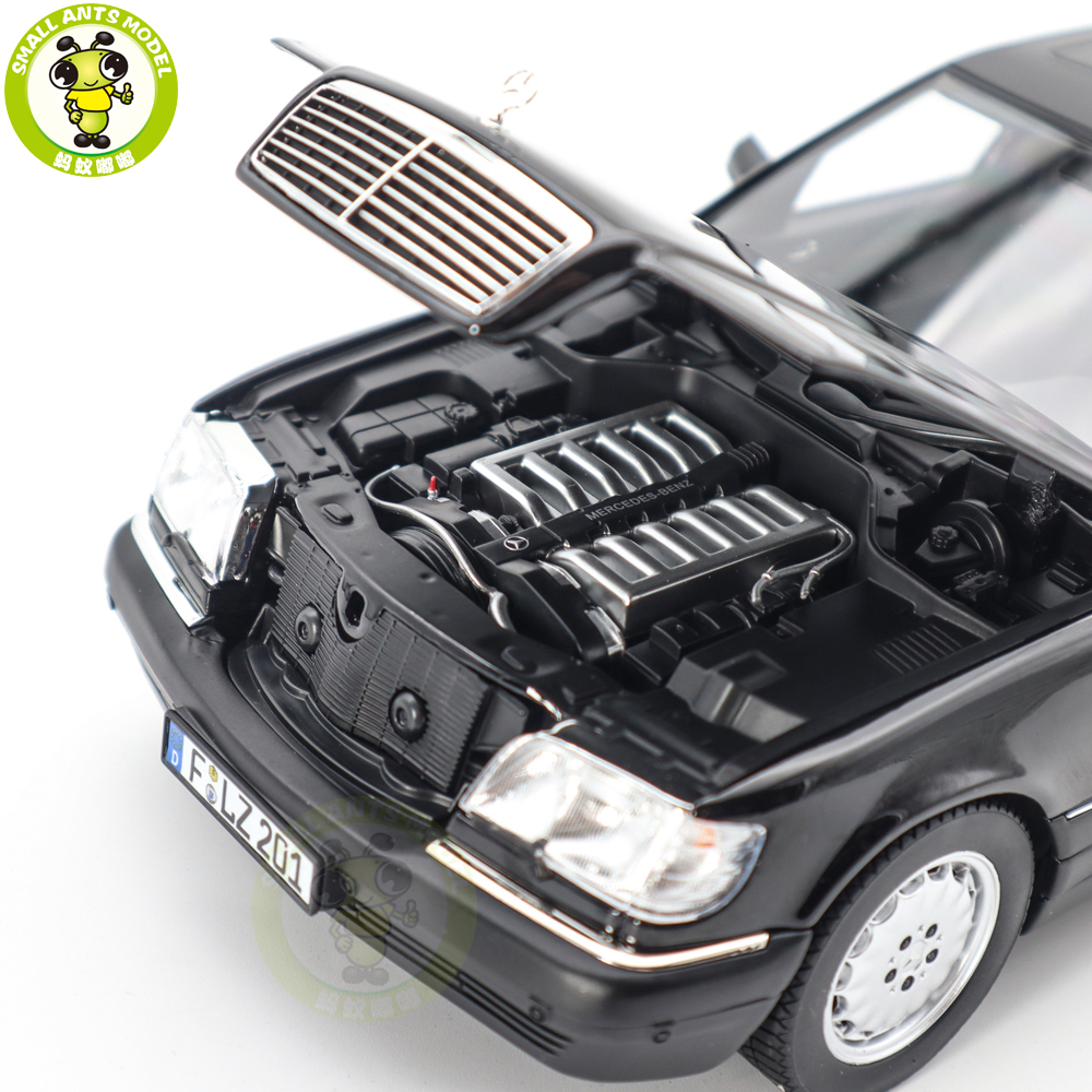 1/18 Mercedes Benz S600 S CLASS 1997 W140 Norev 183045 Obsidian