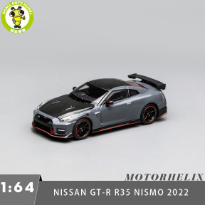 Preorder 1/64 MOTORHELIX Nissan GT R GT-R R35 NISMO Special Edition 2022 Diecast Model Toy Car Gifts For Father Friends