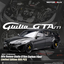1/18 Alfa Romeo Giulia GTAm Carbon Fiber MOTORHELIX Diecast Model Toy Car Gifts For Father Friends