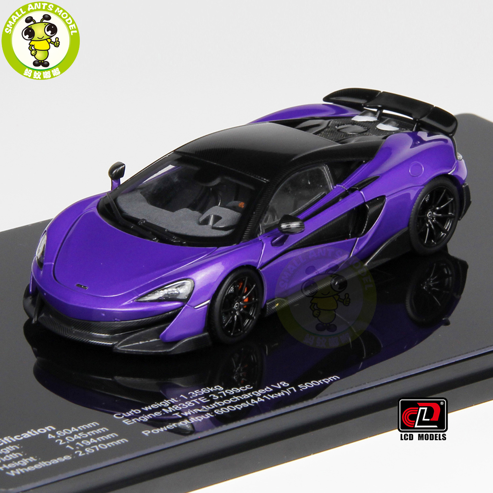 Preorder 1/43 LCD Mclaren 600LT Full Open Diecast Model Car Gifts