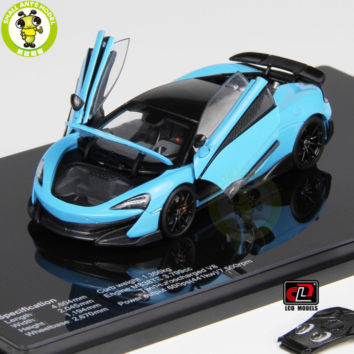 Preorder 1/43 LCD Mclaren 600LT Full Open Diecast Model Car Gifts For Father Friends