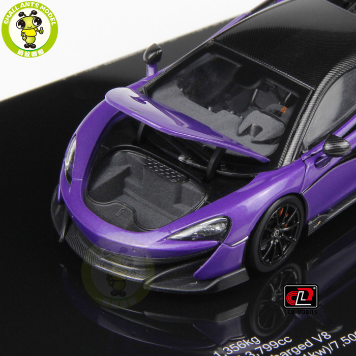 Preorder 1/43 LCD Mclaren 600LT Full Open Diecast Model Car Gifts For Father Friends