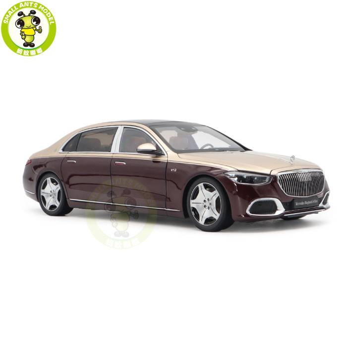 1/18 Mercedes Maybach S Class S680 2021 Almost Real 820122A Diecast Model Toy Car Gifts For Friends Father