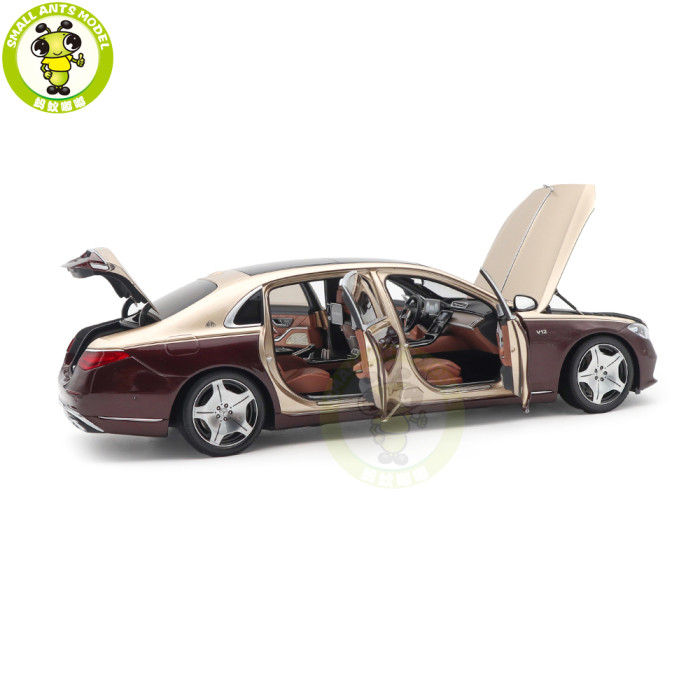 1/18 Mercedes Maybach S Class S680 2021 Almost Real 820122A Diecast Model Toy Car Gifts For Friends Father