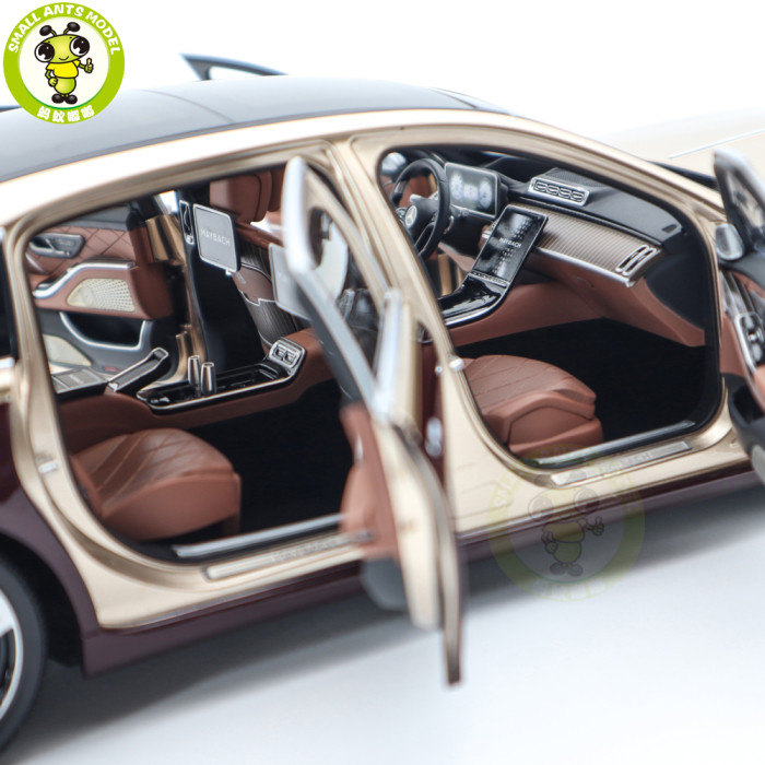 1/18 Mercedes Maybach S Class S680 2021 Almost Real 820122A Diecast Model Toy Car Gifts For Friends Father