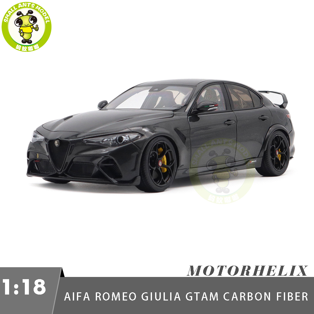 1/18 Alfa Romeo Giulia GTAm Carbon Fiber MOTORHELIX Diecast Model