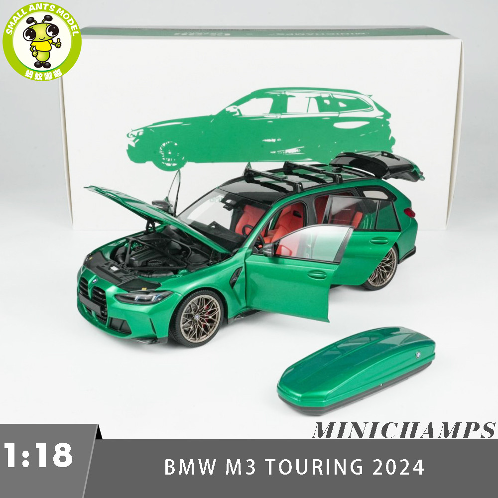 MINICHAMPS BMW M3 ストリート グリーン Preorder 1/18 Minichamps BMW M3 Touring Diecast Model Car Gifts