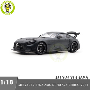 Used 1/18 Minichamps Mercedes-AMG GT Black Series 2021 Diecast Model Car