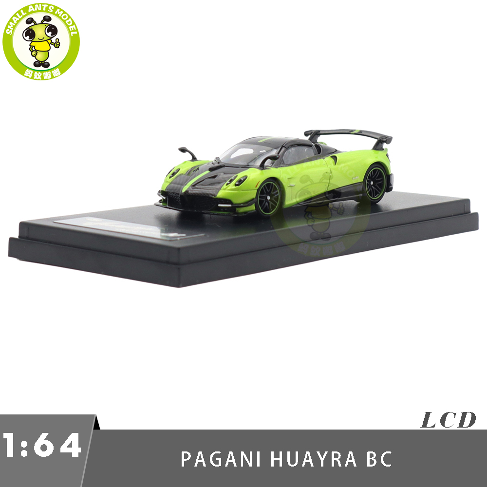 Miniature LCD 1/18 Pagani Huayra Roadster BC – Métal, Fibre Carbone, Toutes Ouvertures