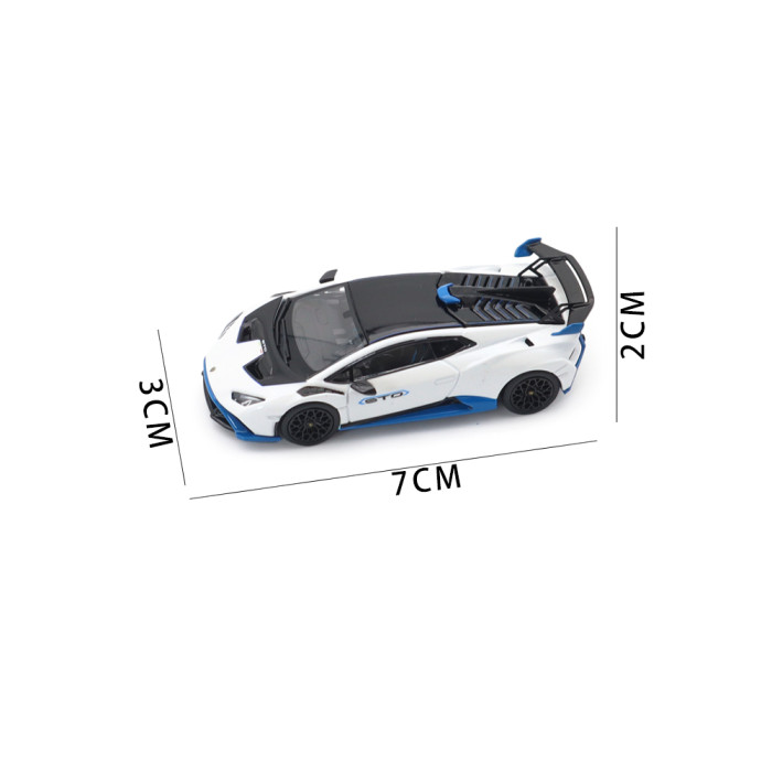 1/64 LCD Lamborghini Huracan STO Diecast Model Toys Car Gifts For Friends