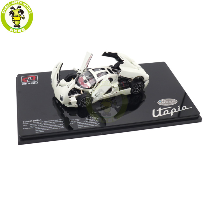 1/43 LCD Pagani Utopia Diecast Model Car Gifts For Father Friends