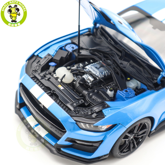 1/18 Ford Mustang Shelby GT500 AUTOart 73094 Grabber Blue Model Car