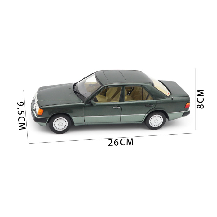 1/18 Mercedes Benz 230 E 1990 Norev 183952 Night Green Metallic Diecast Model Toy Car Gifts For Friends Father