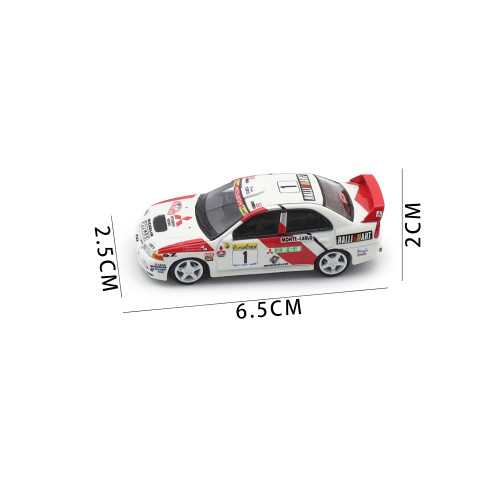 1/64 MOTORHELIX Mitsubishi Lancer EVO IV GSR Diecast Model Toy Car Gifts For Father Friends